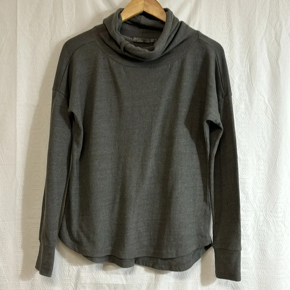 PrAna cowl Penelope cowl neck sweatshirt pullover XS organic - Picture 3 of 10